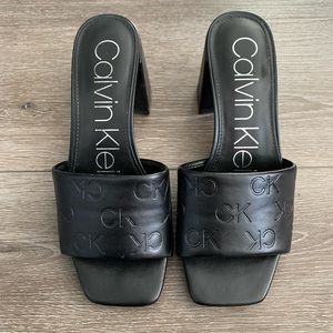 Calvin Klein Elora Logo Dress Sandals